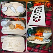 Talerzyk dla Świętego Mikołaja z personalizacją – 2 wzory do wyboru +GRATIS