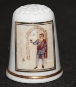 Naparstek Kolekcjonerski Porcelanowy Willam Shakespeare - Hamlet