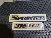 EMBLEMATY MERCEDES SPRINTER LOGO ZNACZEK NA DRZWI TYLNE, KLAPĘ ORYGINAŁ