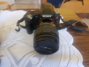 sony alfa 55 SLT-A55V + obiektywy + lampa