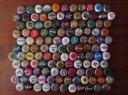 KAPSLE - Kolekcja kapsli piw czeskich - 124 kapsle