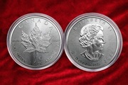 Kanadyjski Liść Klonowy 2022 – 1 uncja srebra .9999 – moneta srebrna