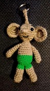 Plastuś na szydełku breloczek na szydełku Plastuś 12cm