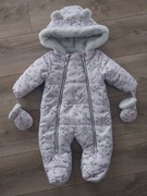 r.74 Kombinezon Cool Club Smyk na zimę dla dziewczynki. Gruby,odblaski.