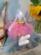 Królik baletnica ręczna robota handmade 