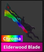 Chroma elderwood blade Roblox murder mystery 2.