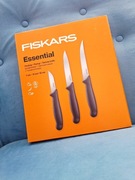 Fiskars essential zestaw 3 noży ,stal nierdzewna * idealne na prezent 