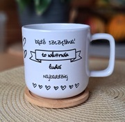 Kubek prezent Walentynki personalizowany dla żony mamy śmieszny 