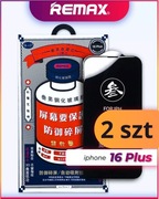 Szkło hartowane do iPhone 16 Plus 2 SZT Apple Remax GL-27 9D 9H