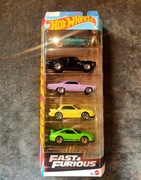 Hot Wheels Fast & Furious 5 pak Mattel Nowy