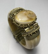 Bransoletka z Kości i Agatu Lata 1960-1980