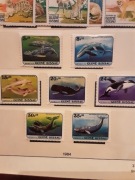 Gwinea Bissau 1984  Mi 804-10  wieloryb wale  seria idealna  pozycja