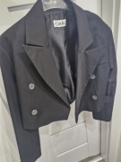 MARYNARKA EDAN XS / S czarna jak nowa