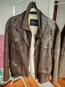 Skórzana męska kurtka Authentic Clothing r. 54 Brąz Vintage