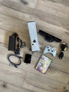 Xbox 360 Slim White Kinect Limited Edition Dysk 250 GB Kinect Sports S X