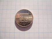 Holandia moneta 25 centów 1987