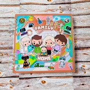 Książeczka na rzepy Toca Boca. Dom rodzinny. 