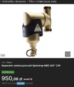 Filtr magnetyczny do pompy ciepła SPIROTRAP MBL 11/4 cala 5/4