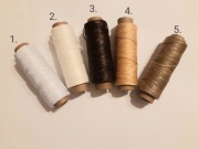 Nici woskowane do ręcznego szycia skóry komplet 10 szt  