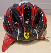 Kask dla dzieci na rower rolki ferrari Red lekki Red