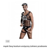 Męski seksi kostium żołnierza 