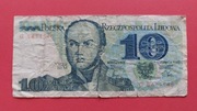 Banknot 10 złotych 1982 r Seria G