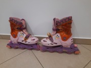 Rolki Wrotki Disney Różowe Regulowane roz. 34-37