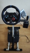 Kierownica Logitech G29 + Wheel Stand Pro + shifter + klawiatura – komplet