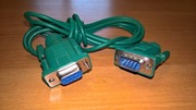 Kabel RS232 męski – żeński (DB9)