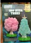 Zestaw Małego Chemika Hodowla Kryształów 4x Drzewko Duży Kryształ Akcesoria