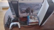 Konsola Playstation 5 z napędem+2 pady+2 dyski+6 gier