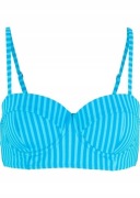 Bikini góra 75D biustonosz usztywniany niebieski OKAZJA KOŃCÓWKI SERII 