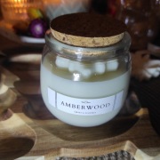 Świeca sojowa "Amberwood" 200ml, Robea