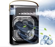 Mini Klimatyzator 3w1 LED – Chłodzi, Nawilża, Oświetla – Idealny na Lato!