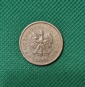 Moneta 1 zł 1991 r. Bardzo rzadka i unikatowa kolekcjonerska