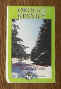 Okolice Krynicy - mapa turysty pieszego - unikat z lat 90-tych