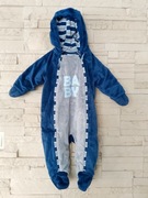 Ocieplany pajacyk Coccodrillo 68-mięciutki i cieplutki.