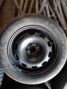 2 koła zimowe 195/65 R15, Michelin, rozstaw 5x100