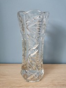 Mały kryształowy wazonik vintage PRL 