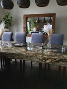 Lustro w ramie drewnianej 