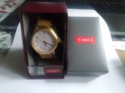 Timex zegarek damski złota bransoletka 