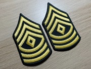 Naszywka - US Army - First Sergeant E-8 (Green/Gold) 1SG - para