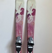 narty dziecięce ELAN Lil' Magic 120 cm + wiązania + kijki