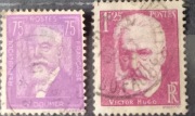 Znaczki pocztowe Francja 1933r.Victor Hugo, Doumer