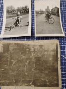 Stare zdjęcia stare rowery zestaw.