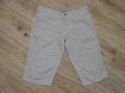 Bergans of Norway damskie spodenki beżowe w niebieską kratkę _ M