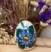 Duże jajko Ceramika Bolesławiec Unikat