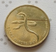 2 zł węgorz europejski 2003 zwierzęta świata 2003 ładna 