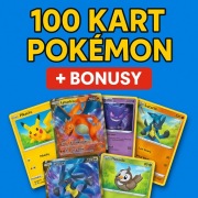 Bulk Zestaw 100 ORYGINALNYCH kart Pokemon MEGA Zestaw holo/rewers