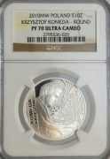 10 zł- 2010 - Krzysztof Komeda - NGC PF70 Ultra Cameo